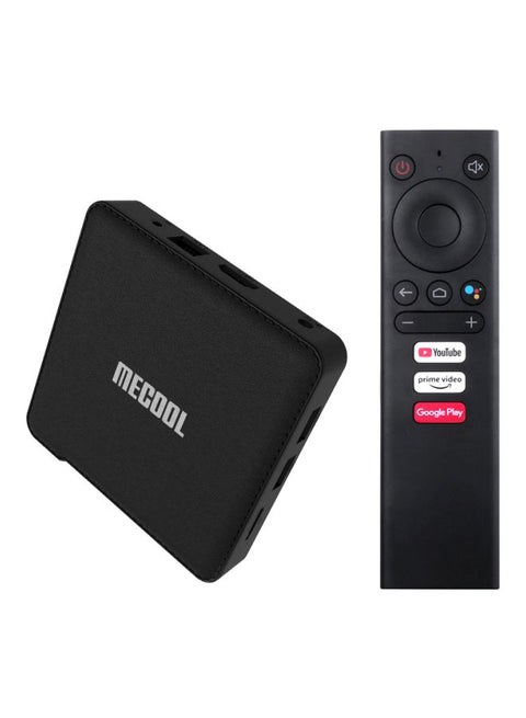 KM1 Android TV Box With Remote Control V7546 Black