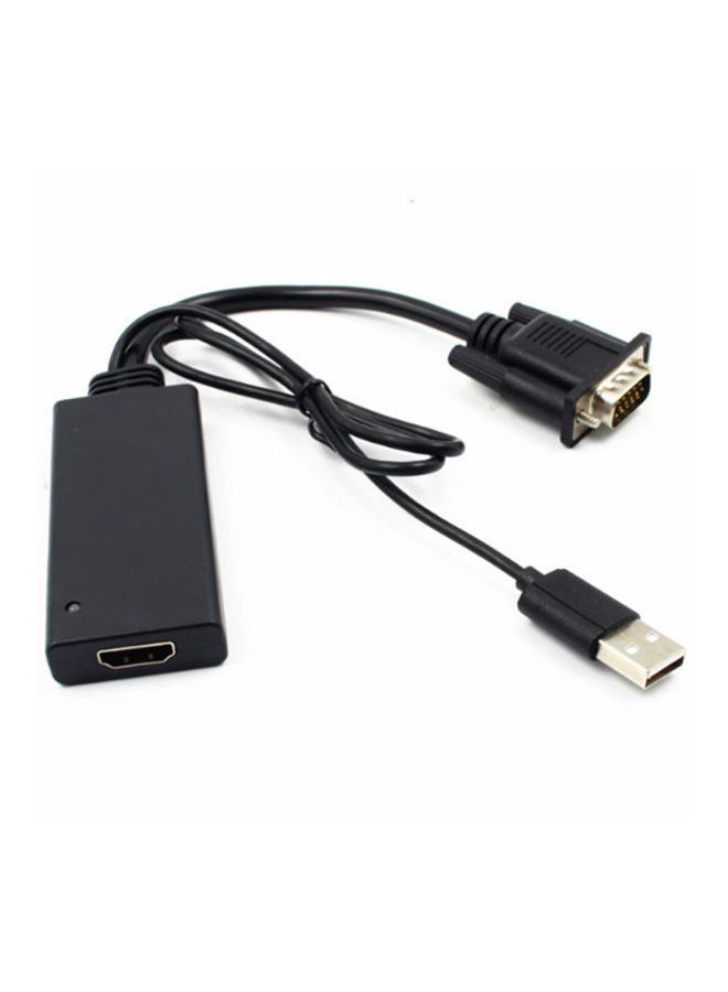 محول من HD إلى VGA V7454 أسود - Image 2