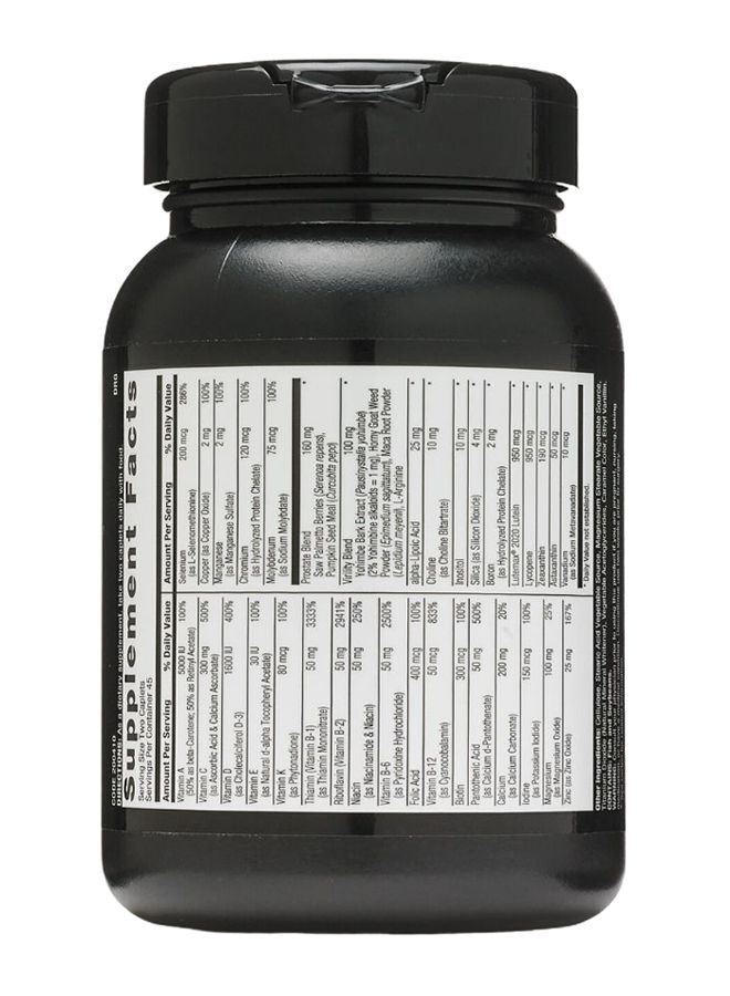 جي إن سي متعدد الفيتامينات ميجا مان لزيادة القوة والبروستاتا - 90 كبسولة - Image 2