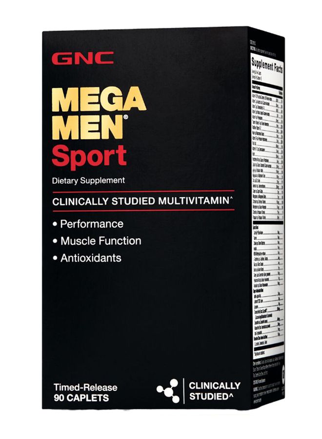جي إن سي مكمل غذائي ميجا مين سبورت - 90 كبسولة - Image 1