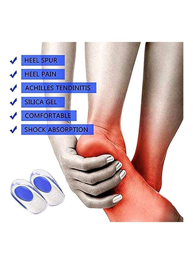MEGGO - Pair Of 2 Silicone Heel Support Pad Cups - Image 1