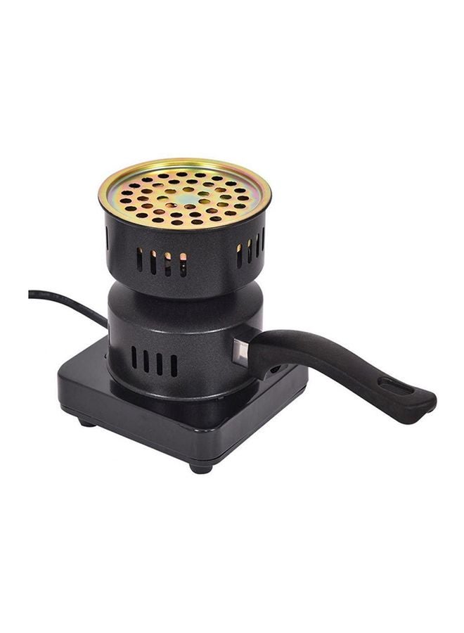Hot Plate - Electric Charcoal Heater 1000W 1000 W 318.62098659.18 Black/Gold - Image 1