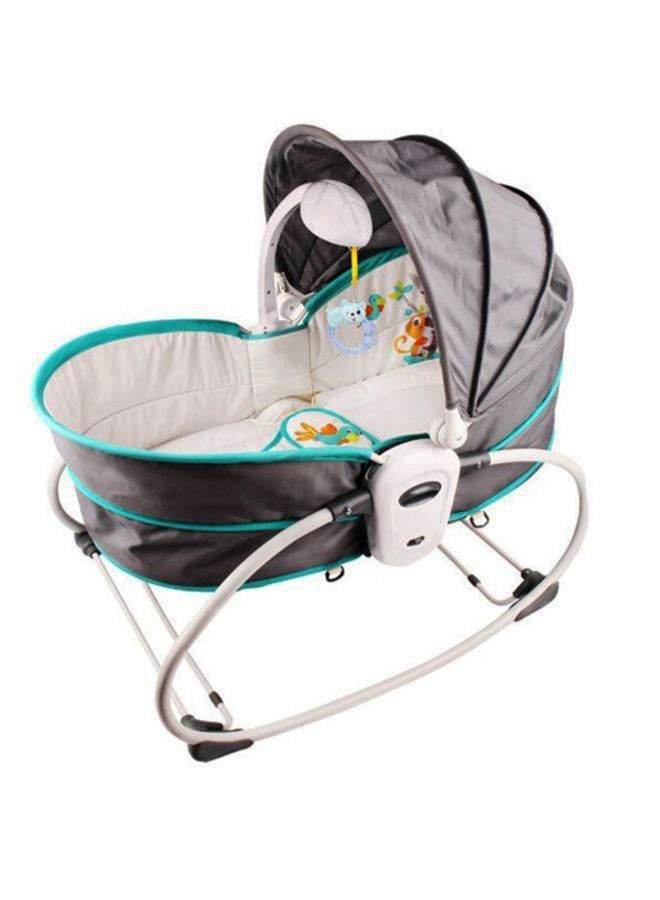 ليتل أنجل كرسي هزاز لسرير الأطفال 5 في 1 متعدد الوظائف لحديثي الولادة وحتى الأطفال حديثي المشي - Image 1