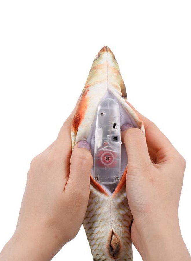 لعبة السمكة الراقصة الكهربائية مع كابل USB متعدد الألوان 30 x 12سم - Image 3