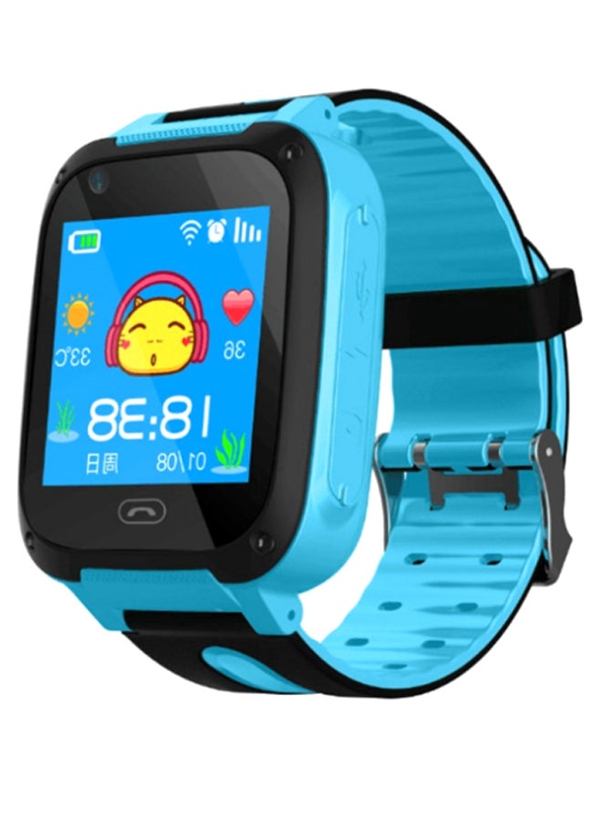 كول بيبي ساعة ذكية تعمل باللمس مزودة بكاميرا أسود/أزرق - Image 2