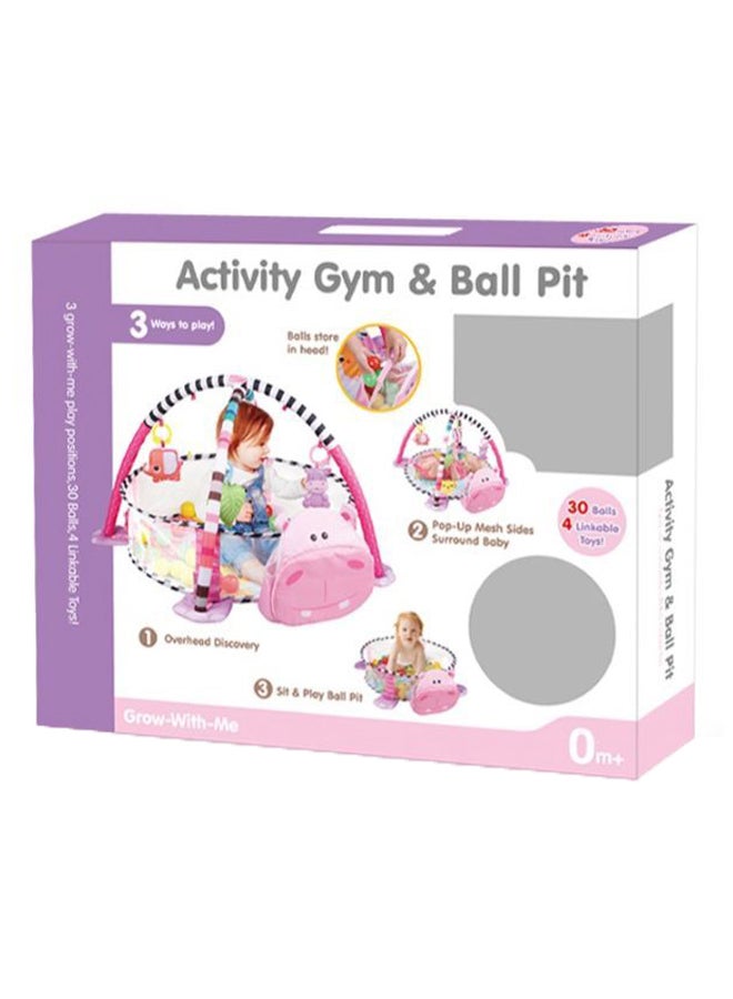 Little Angel Baby Play Mat Activity Gym For Infants-Pink 47.5x76x59cm  - Image 2