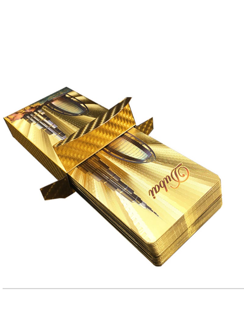 SAPU - Dubai Burj Al Arab Gold Foil Playing Card - Image 1