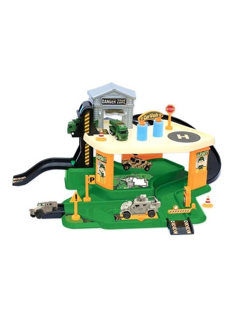 3 Storey Military Garage Kit 49x11x39cm