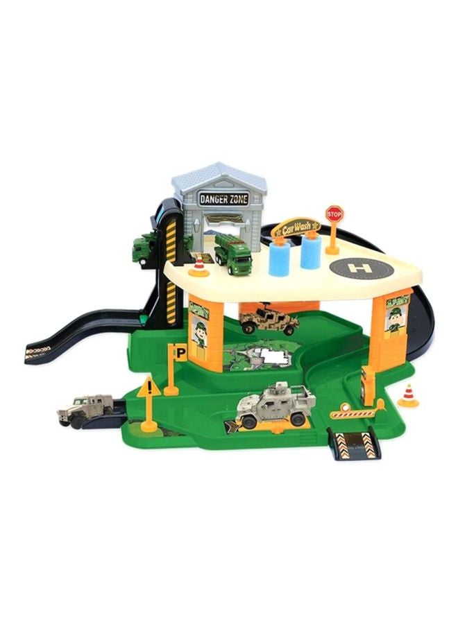 3 Storey Military Garage Kit 49x11x39cm