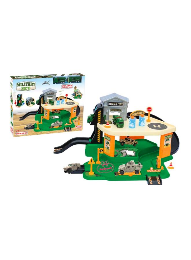 3 Storey Military Garage Kit 49x11x39cm