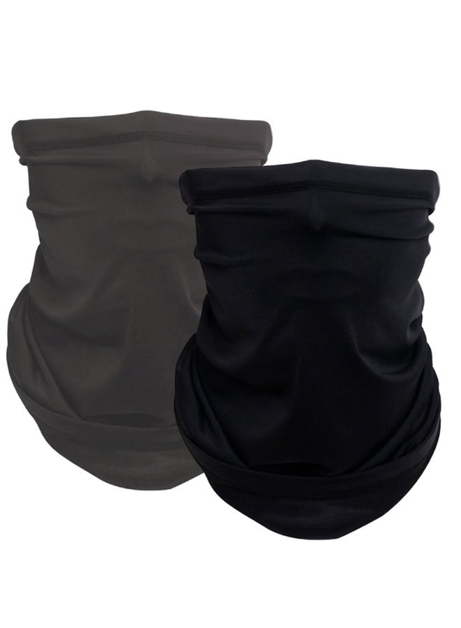 Generic 2-Piece Sun Protective Neck Gaiter Outdoor Cycling Neck Scarf Set  - Image 1