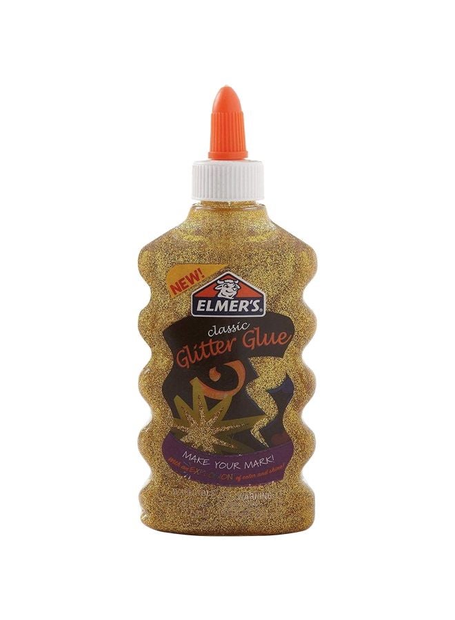 ELMER'S Classic Glitter Glue Gold - Image 1