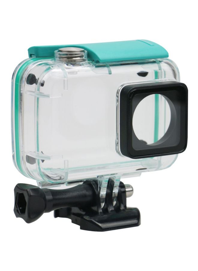 Protective Housing Case For 4K Action Camera Green/Clear - Image 1