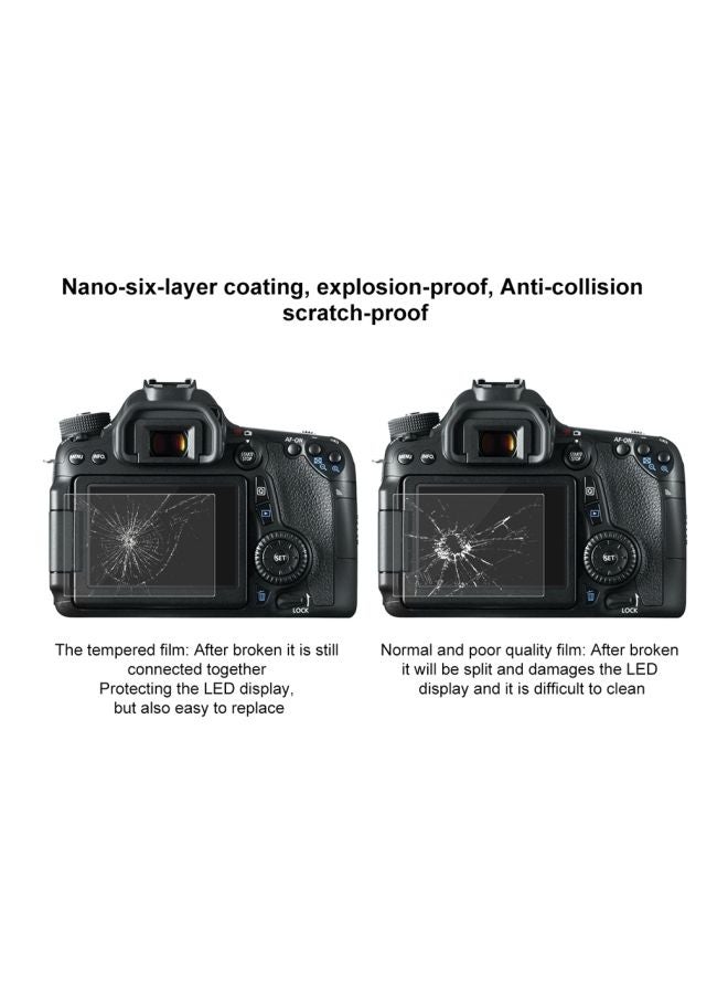 Tempered Glass Screen Protector For Canon 650D/70D/700D/750D/760D/80D Clear  - Image 3