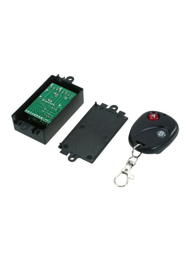 Generic 2-Piece RF Remote Control Switch And Receiver Set Black/Green/Red  - Image 4