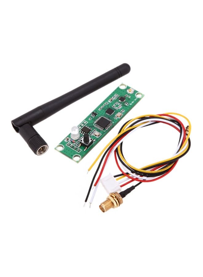 Wireless LED Stage Light Transmitter Receiver With Antenna Green/Black/Yellow 7x1.8cm - Image 1