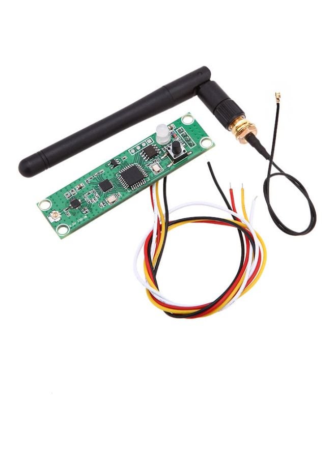 Wireless LED Stage Light Transmitter Receiver With Antenna Green/Black/Yellow 7x1.8cm - Image 3