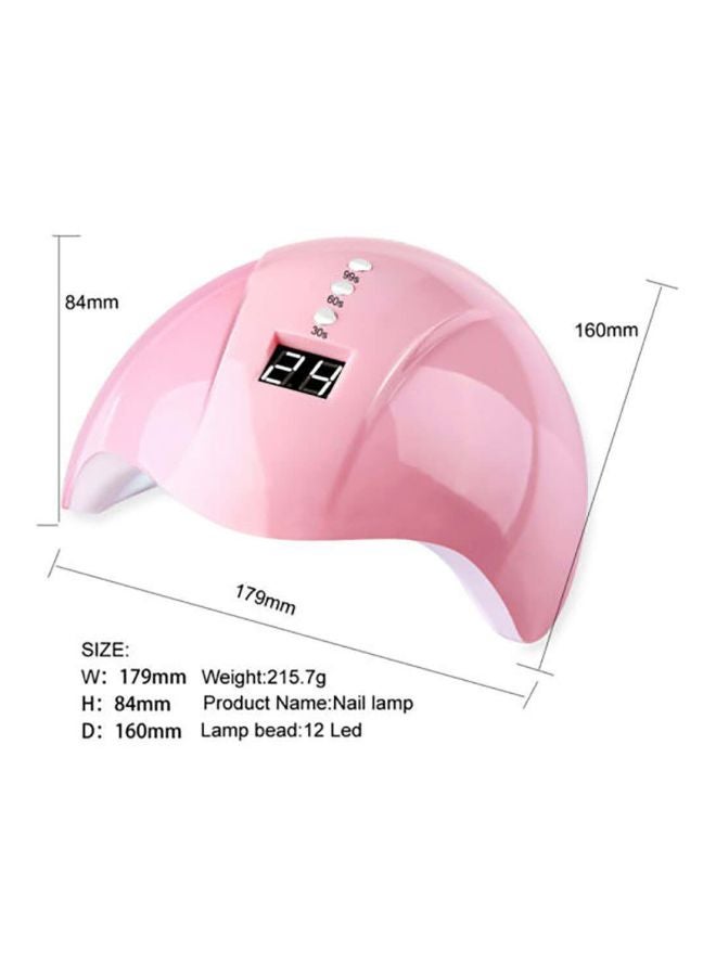 Generic - UV/LED Polish Dryer With Timer Pink - Image 1