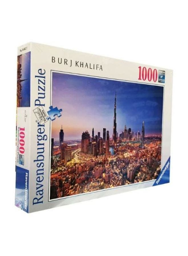 Ravensburger 1000‑Piece Downtown Dubai Jigsaw Puzzle – Burj Khalifa & Dubai Skyline at Night with Marina Reflections, SoftClick Precision Fit, Premium Matte Finish | 16467‑7 37.3x27.3x5.5cm - Image 2