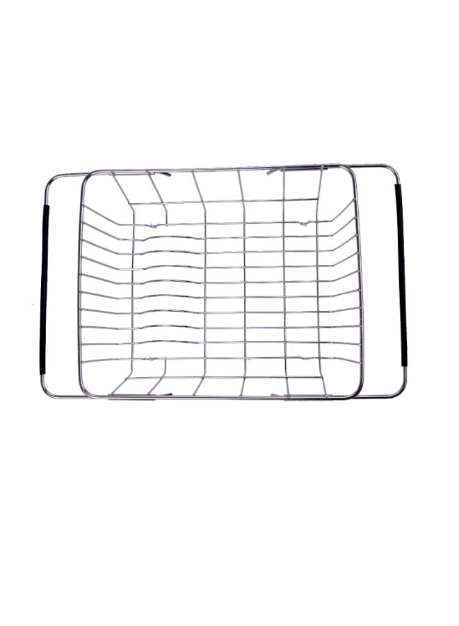 مصفاة أطباق للحوض من ستانلس ستيل فضي 30 x 11 x 25Ø³Ù†ØªÙŠÙ…ØªØ± - Image 2