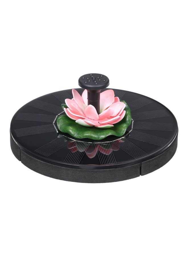 Generic 2-Piece Solar Powered Garden Fountain Pump Kit Black/Silver 17.5x4x17cm  - Image 3