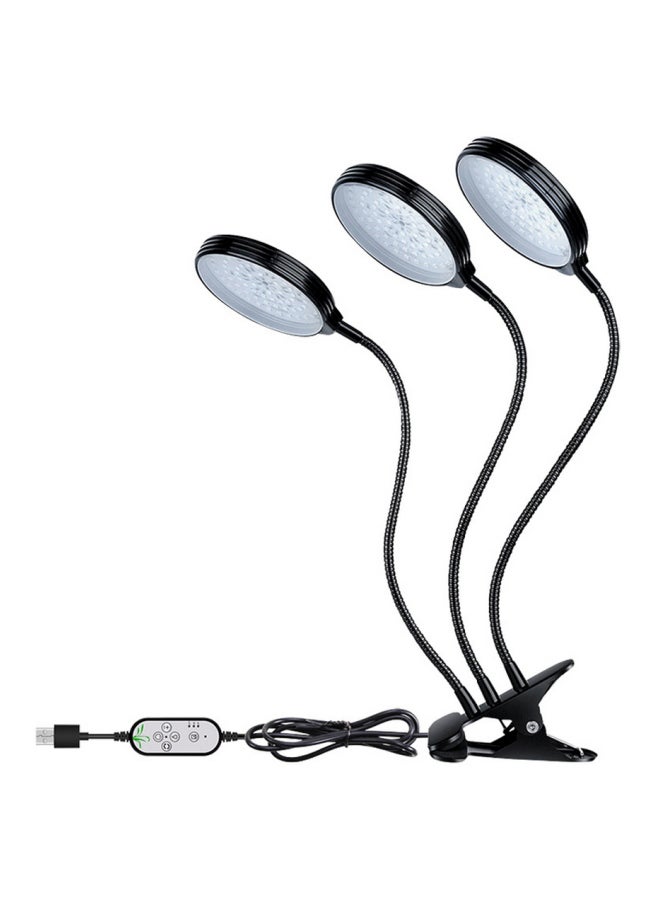 ماركة غير محددة مصباح LED لنمو النباتات مزود بمنفذ USB من 3 قطع أرجواني 18x11x13سم  - Image 1