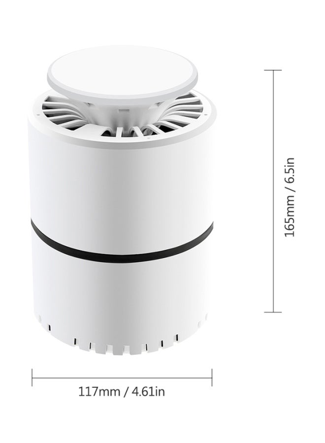 مصباح قاتل للبعوض بمنفذ USB أبيض/ أسود 18x12.5x12.5سم - Image 2