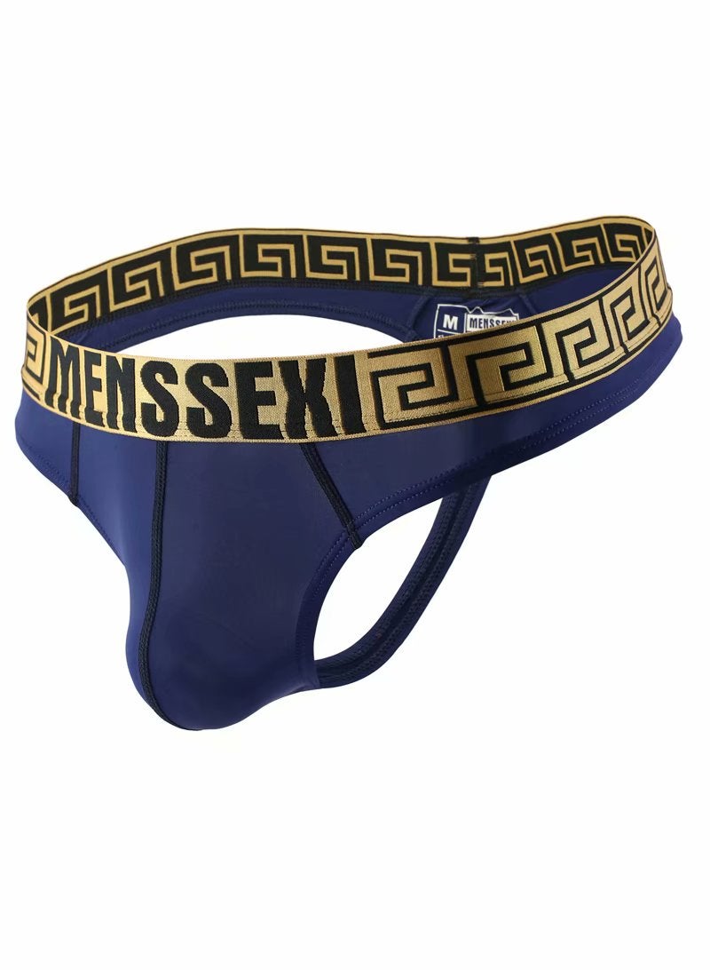 Charming Ice-Shredded Brief Dark blue  - Image 1