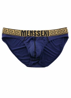 Generic Charming Ice-Shredded Brief Dark blue  - Image 2