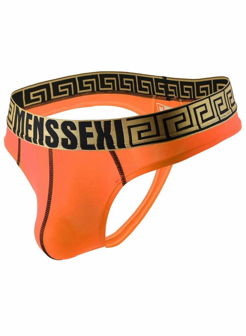 Charming Ice-Shredded Brief Orange - Image 1