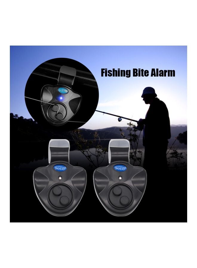 YOLO 2-Piece Electronic Fishing Bite Alarms 5x5.5cm - Image 2