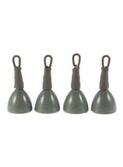Generic 4-Piece Wear Resistant Fishing Sinker Weight Set 1.7x4.5cm  - Image 2
