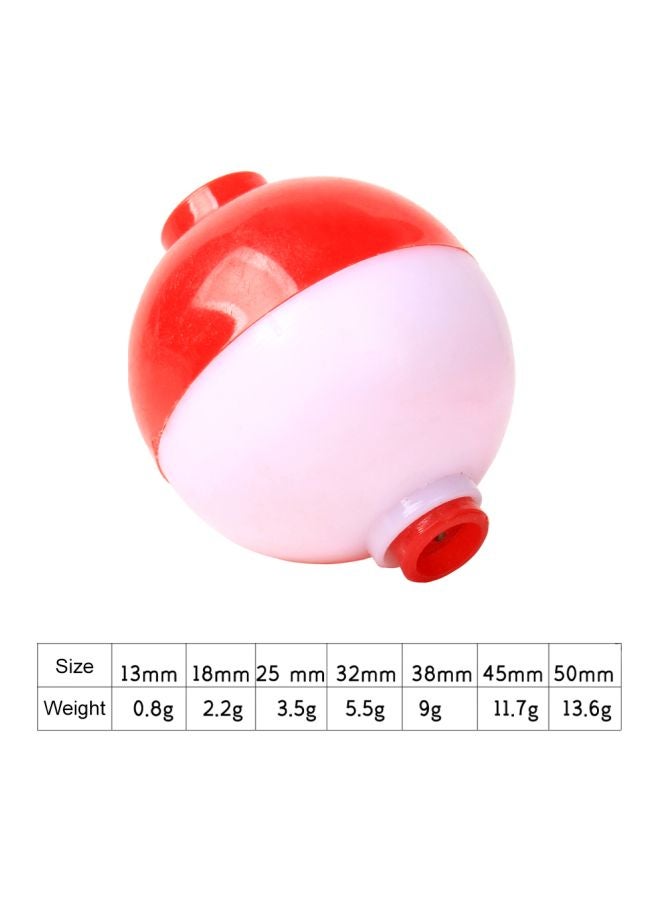 Generic - 10-Piece Plastic Push Button Fishing Float Set 20x14x4cm - Image 1
