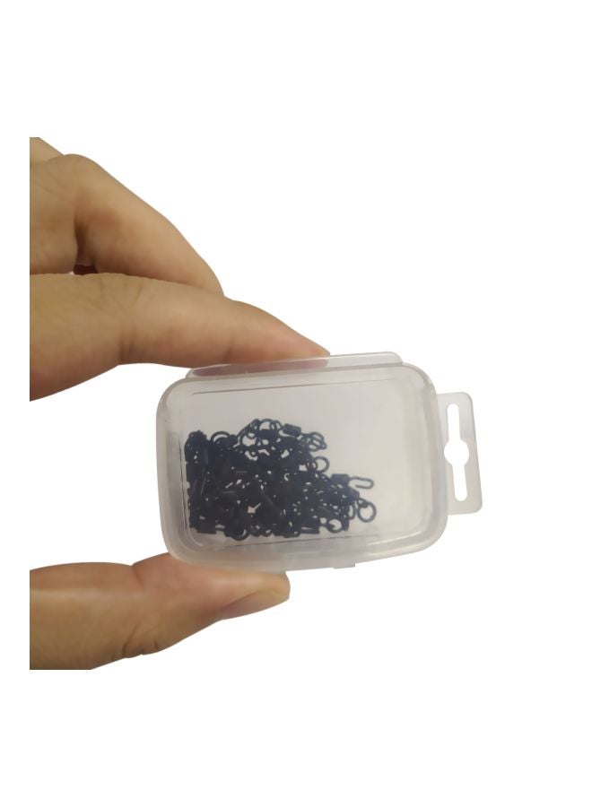 Generic 100-Piece Stainless Steel Rolling Swivel Connector Fishhook  - Image 2