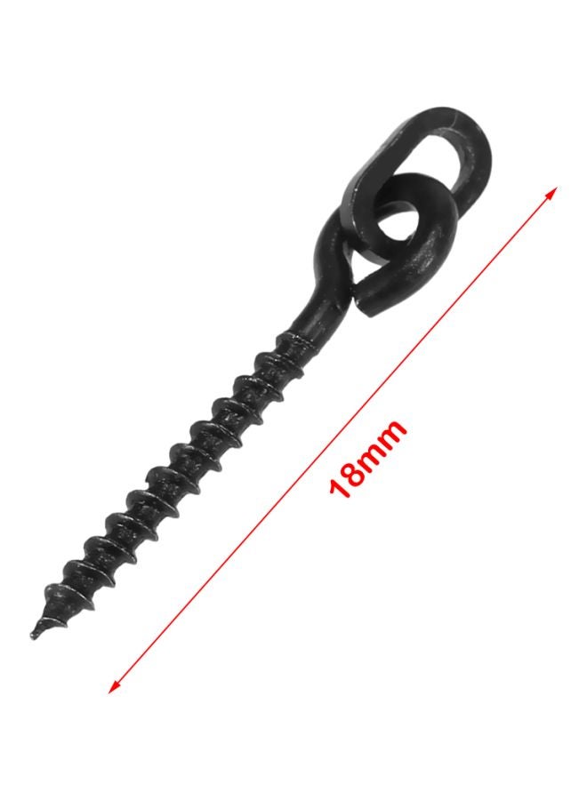 Generic - 100-Piece Steel Boilies Bait Screws With Oval Link Loops - Image 1