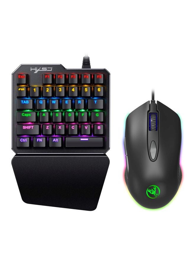 HXSJ Wired Mechanical Gaming Keyboard And Mouse Set  - Image 1
