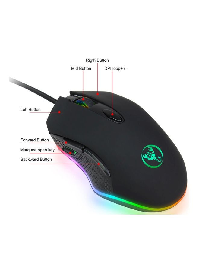 HXSJ Wired Mechanical Gaming Keyboard And Mouse Set  - Image 4