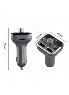 Earldom Bluetooth Car Charger With Remote Control Grey/Black  - Image 2