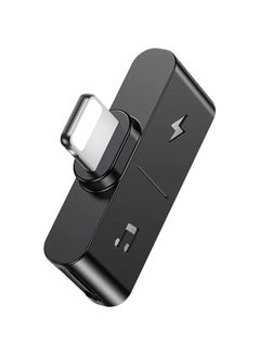 Lightning To 3.5mm Phone Charging Adapter Black