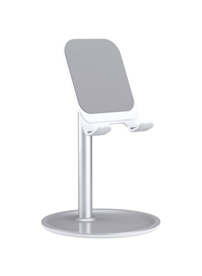 Metal Adjustable Angle Tablet Holder Sliver/White  - Image 1