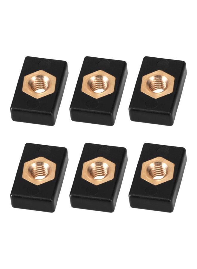 Generic 6-Piece Plastic Kayak Track Nut  - Image 1