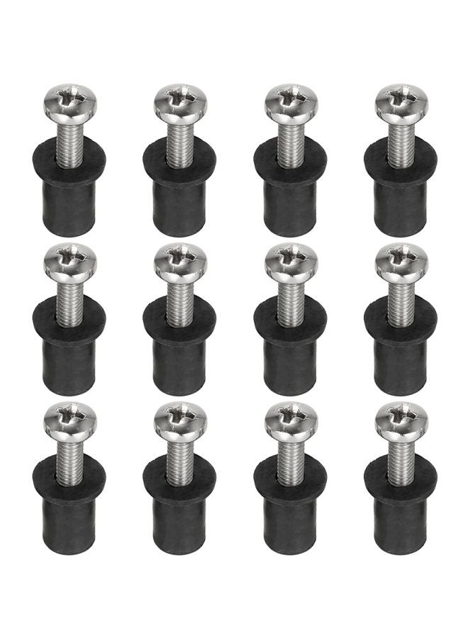 12-Piece Well Nut With Screw Set - v1590837334/N38346229A_2