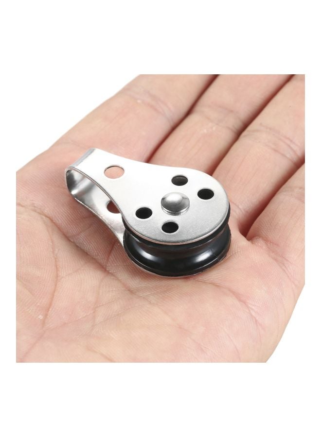 Generic 2-Piece Stainless Steel Pulley Block Set 8x6x2cm  - Image 5