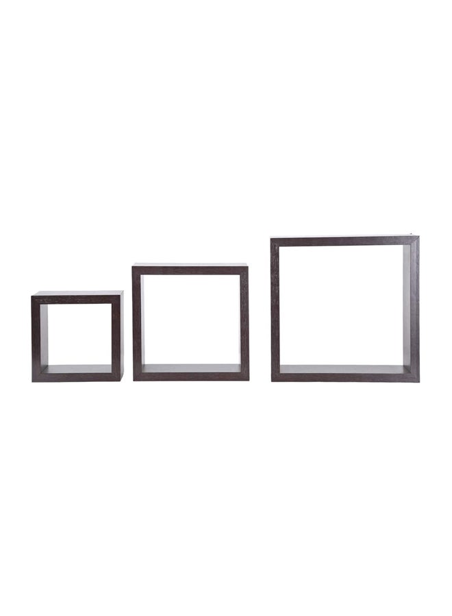 اي اف تي طقم أرفف عائمة مكون من 3 قطع بني - Image 3