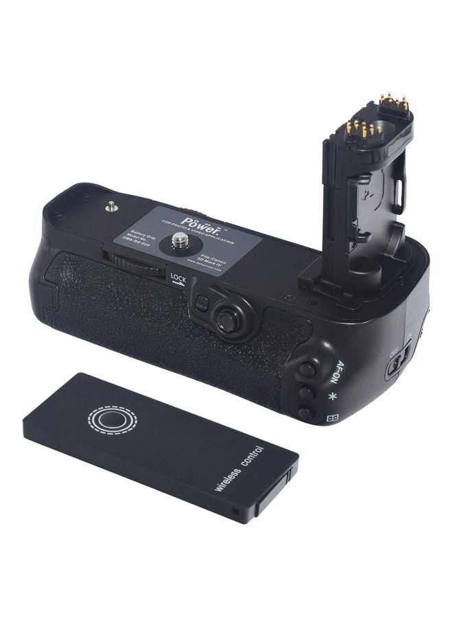 DMK Power 4-Piece Replacement Battery Grip Kit For Canon EOS 5D Mark IV Digital SLR Camera Black - Image 2