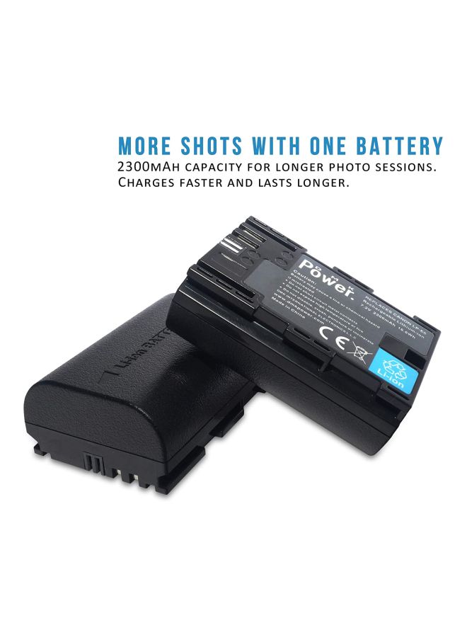 DMK Power Pack Of 4 Battery Charger For Canon Camera Black - Image 5