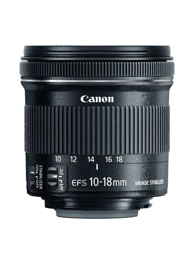 Canon EF-S 10-18mm F/4.5-5.6 Lens For Canon Black  - Image 2