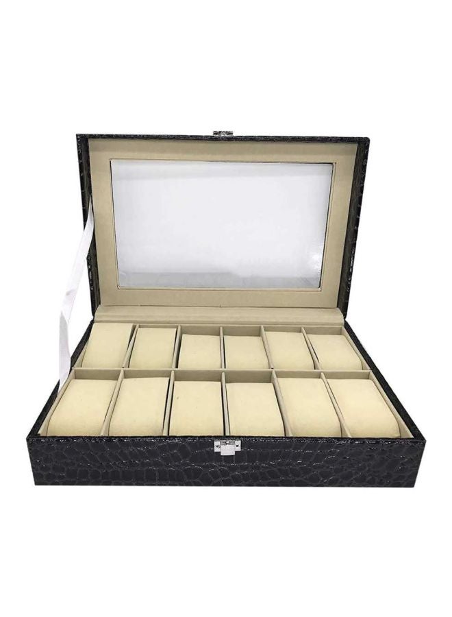 Generic - unisex 12-Compartment Watch Organizer Box - Image 1