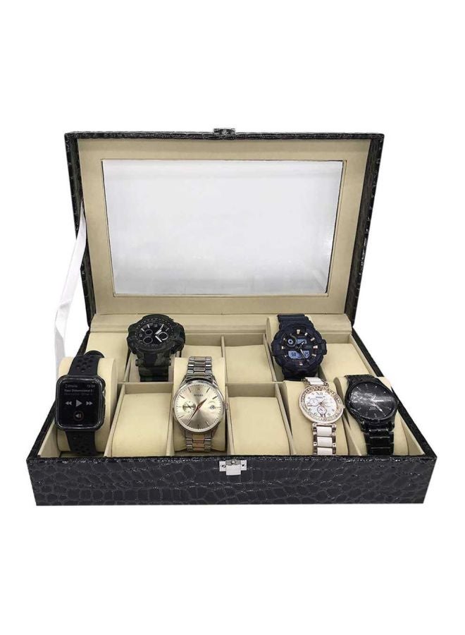 Generic - unisex 12-Compartment Watch Organizer Box - Image 1