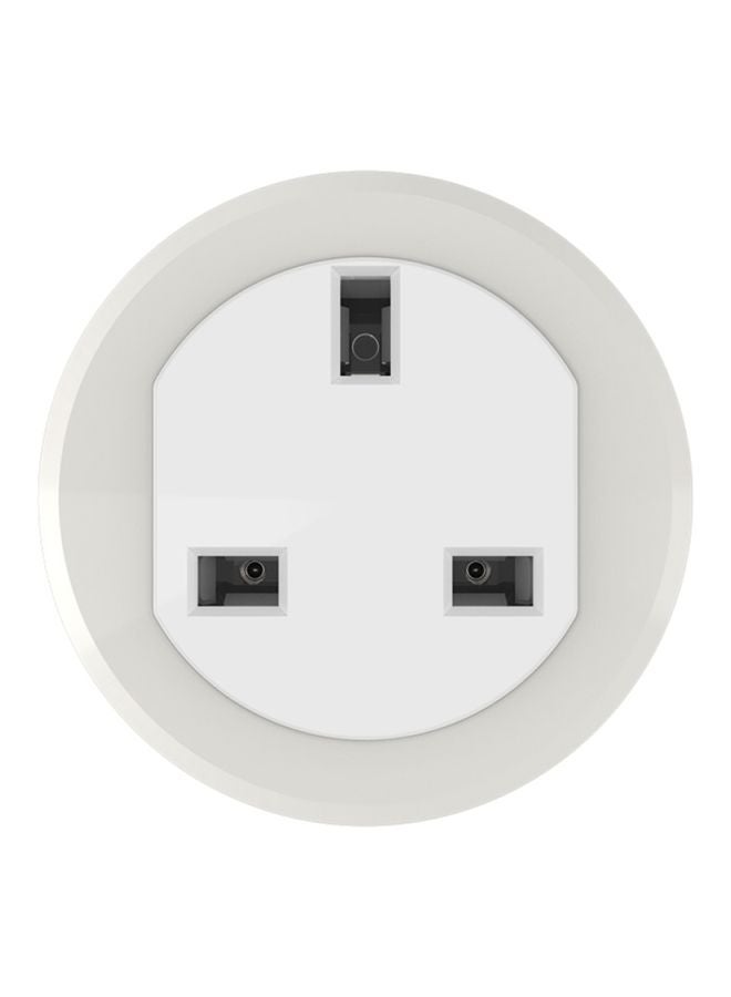 Generic Wi-Fi Smart Plug White 7X6.1X6.1cm  - Image 1